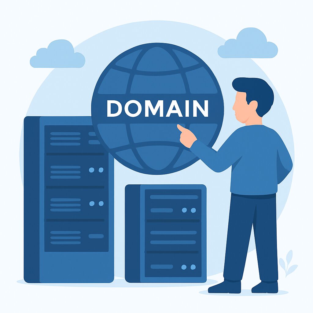 サイト開設サポートのイラスト